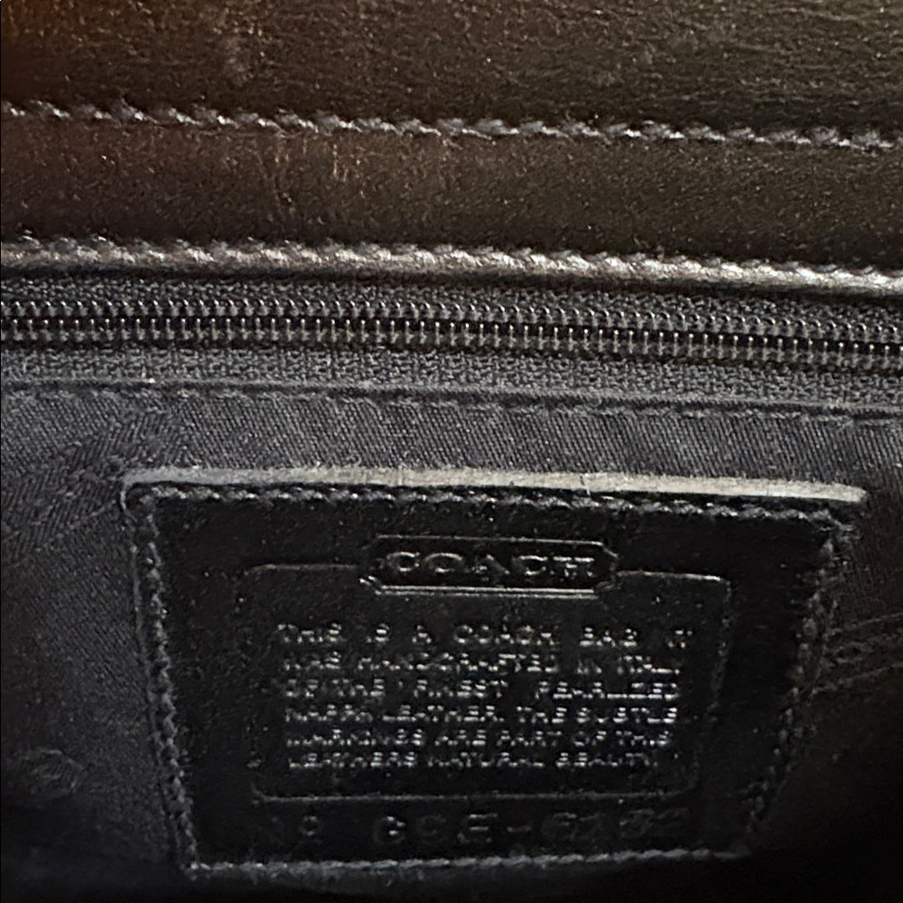 Coach vintage top handles, elegant, mini tote, black 90’s to Y2K - Picture 9 of 12